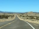 wide open road in the desert of New Mexico