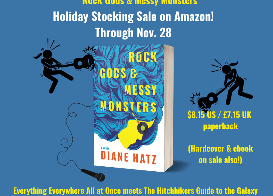 Rock Gods & Messy Monsters Cyber Monday Holiday Sale – for the reader on your list